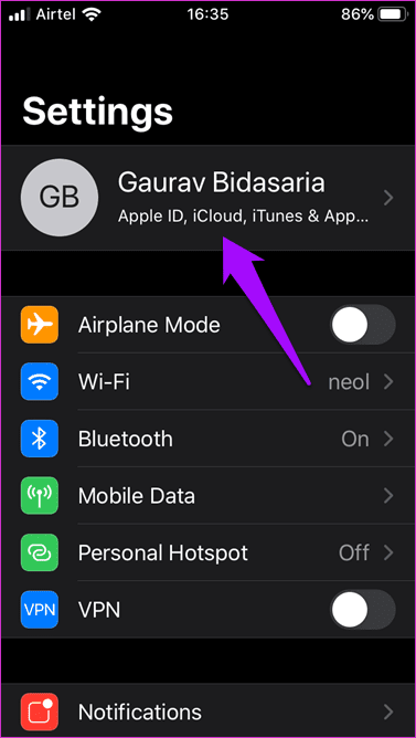 Войти с Apple Id в I OS 13 9