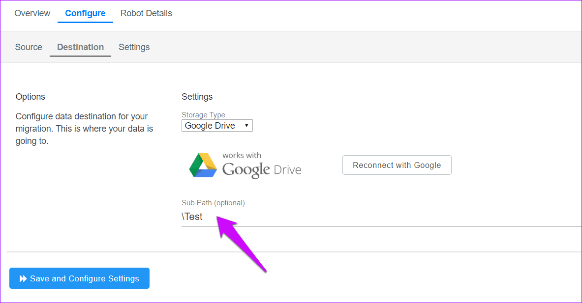 Как перемещать файлы между Google Drive One Drive и Dropbox с помощью Move Bot 14