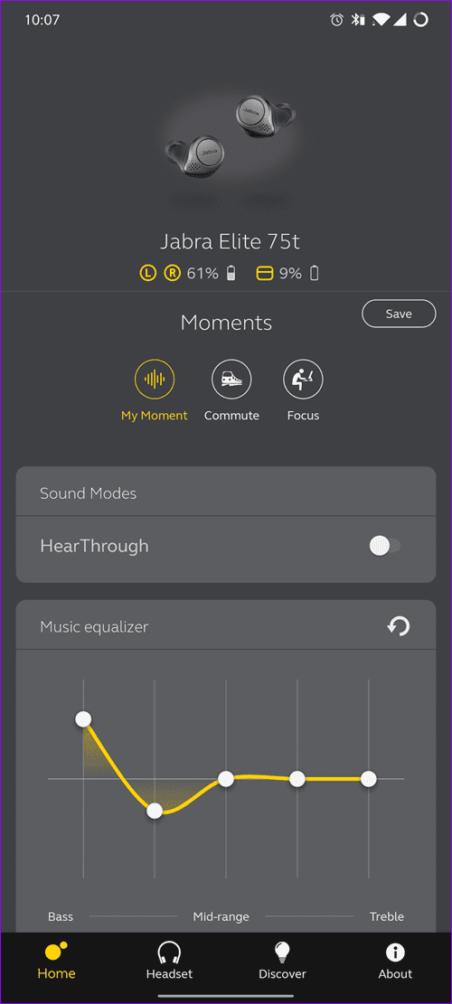 Сравнение Jabra Elite 75t и Samsung Galaxy Buds Plus 1