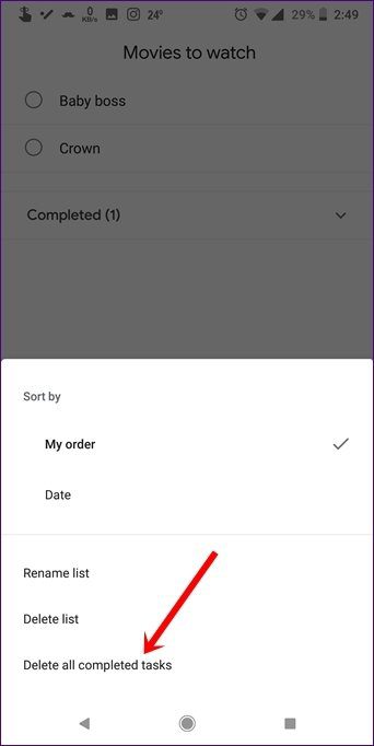 Возможности Google Tasks Советы 7