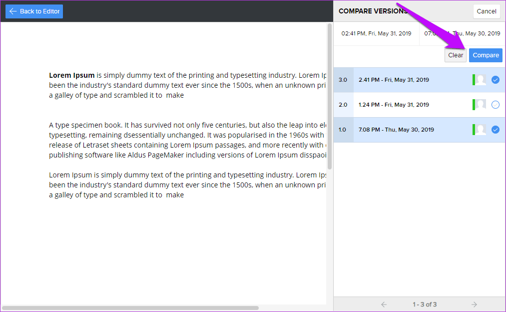 Zoho Docs Writer против Google Docs 15