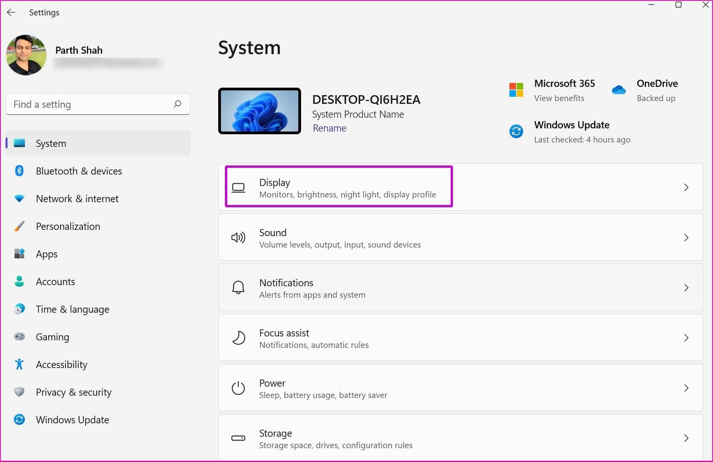 Откройте меню дисплея Windows 11, не обнаруживая монитор HDMI