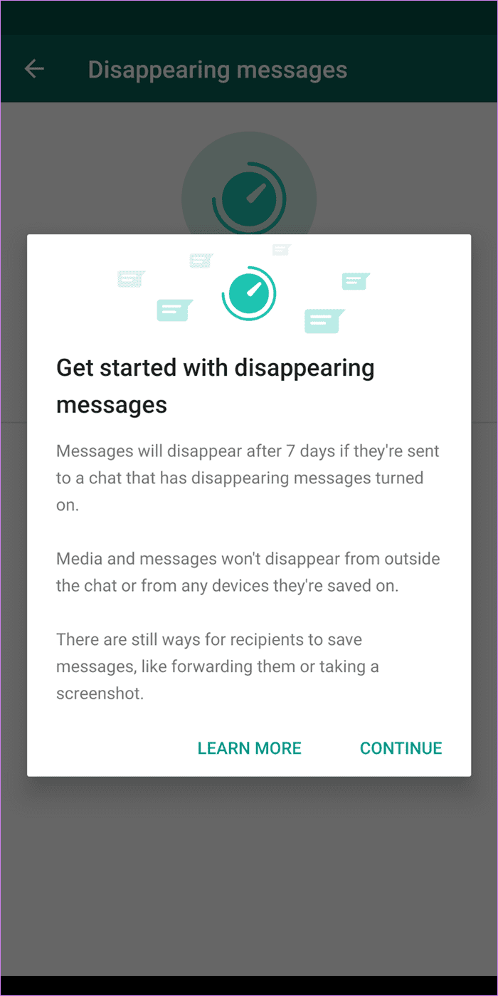 Whatsapp исчезают сообщения, означающие 7