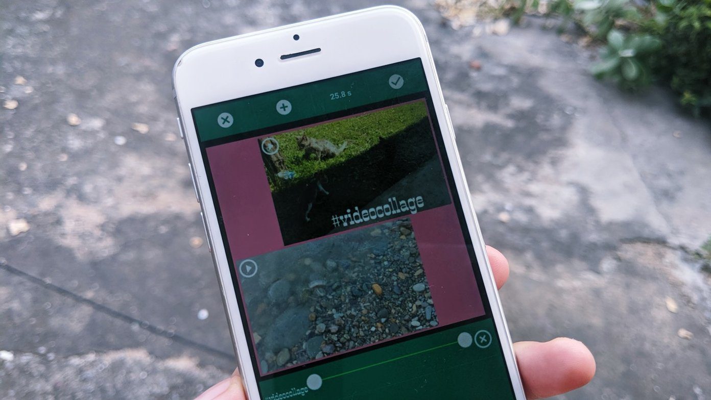 Видеоколлаж Несколько видео на одном экране Instagram Fi