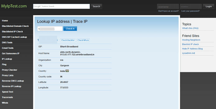Myiptest