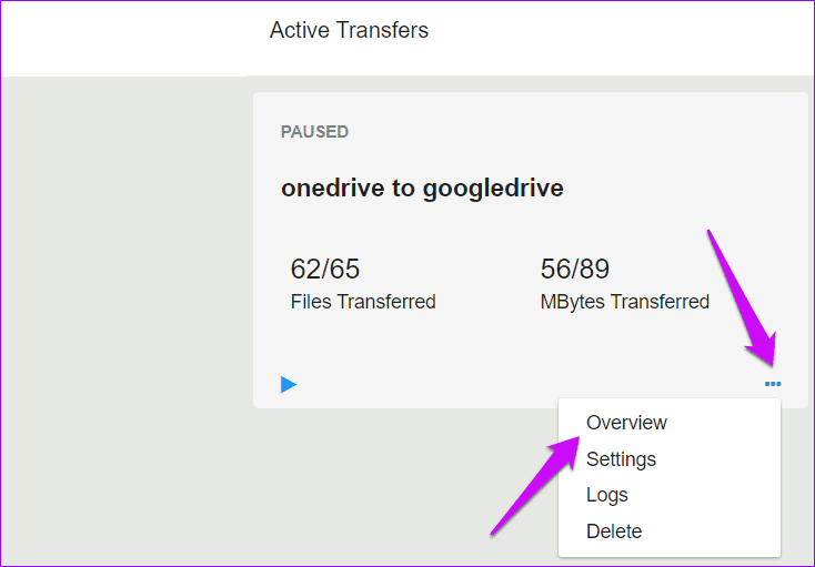 Как перемещать файлы между Google Drive One Drive и Dropbox с помощью Move Bot 5