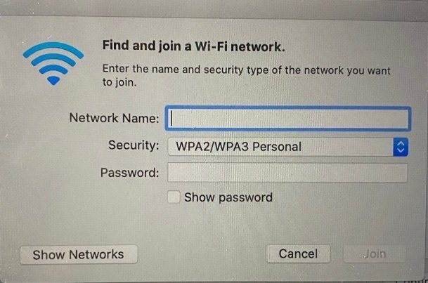 Исправить Mac, не подключенный к Wi-Fi Macos Recovery 07