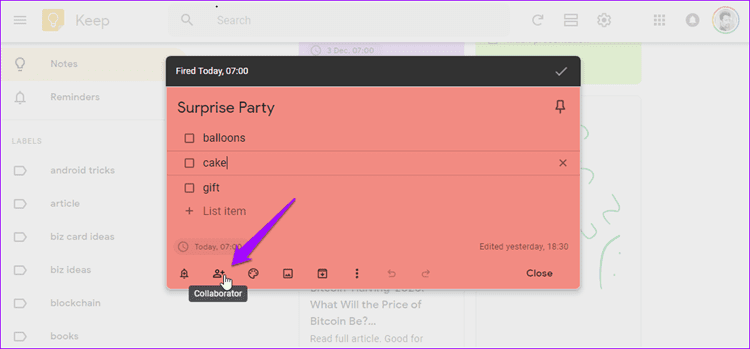 Google Keep против Wunderlist 9