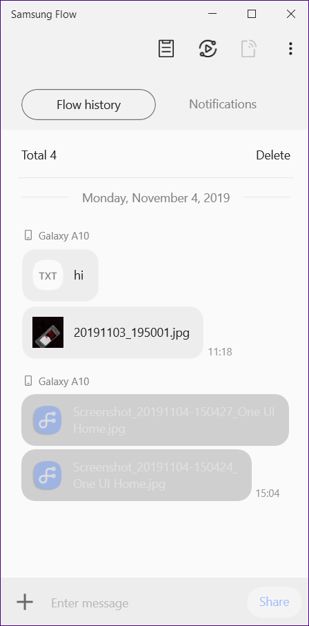 Приложение Microsoft Your Phone против Samsung Flow 2
