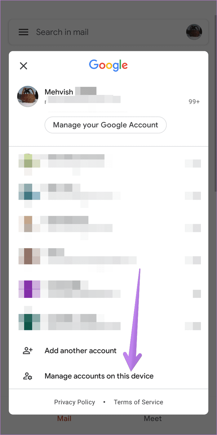 Выйти из gmail android iphone ipad 3