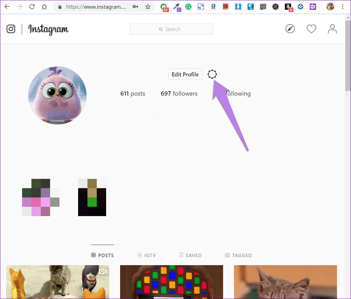 Instagram Просмотр первого сообщения 2