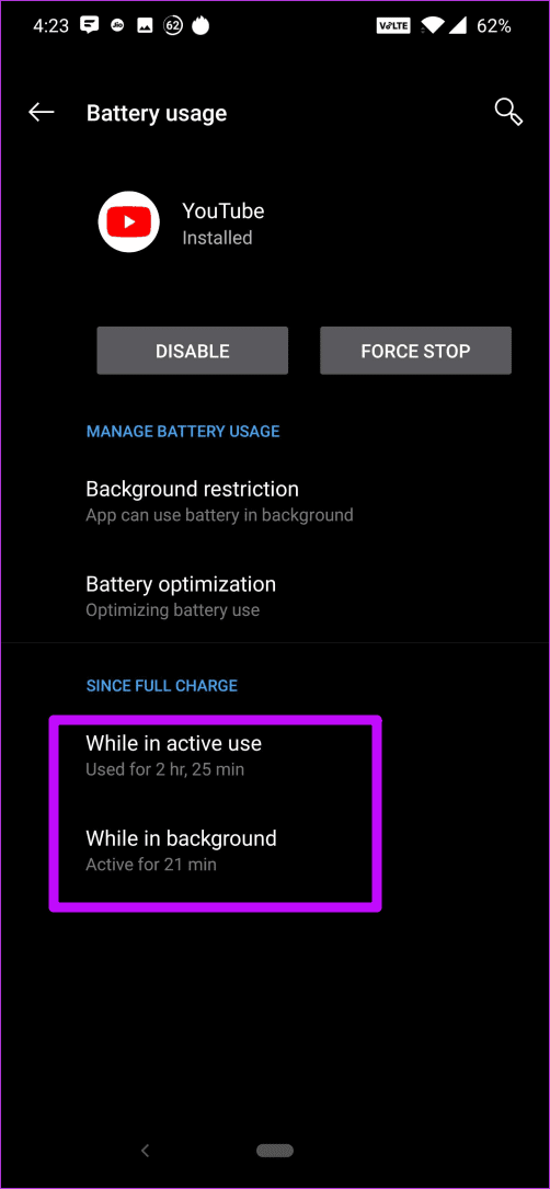 7 лучших способов сэкономить заряд батареи на Oneplus 7 Pro 5
