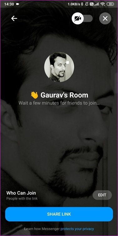 Сравнение комнат Facebook Messenger и Google Meet 4