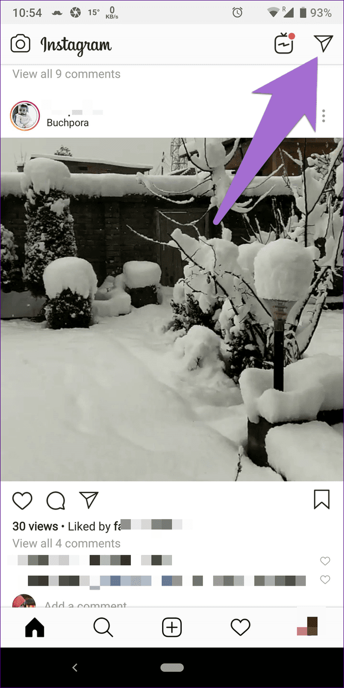 Отключение звука в инстаграме 1
