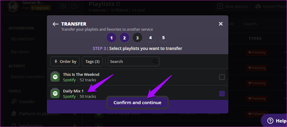 Перенос плейлиста из Spotify в Google Play Music 14