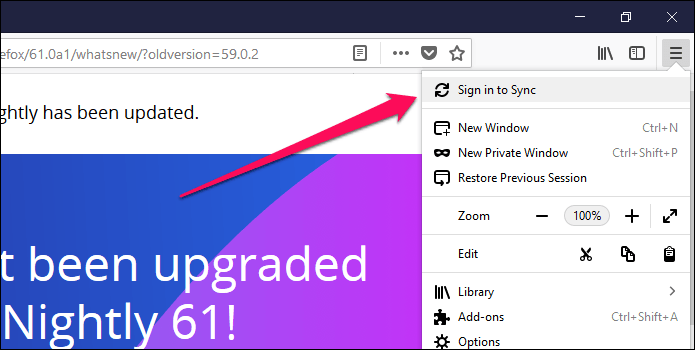 Отдельный профиль Firefox Nightly Quantum 8