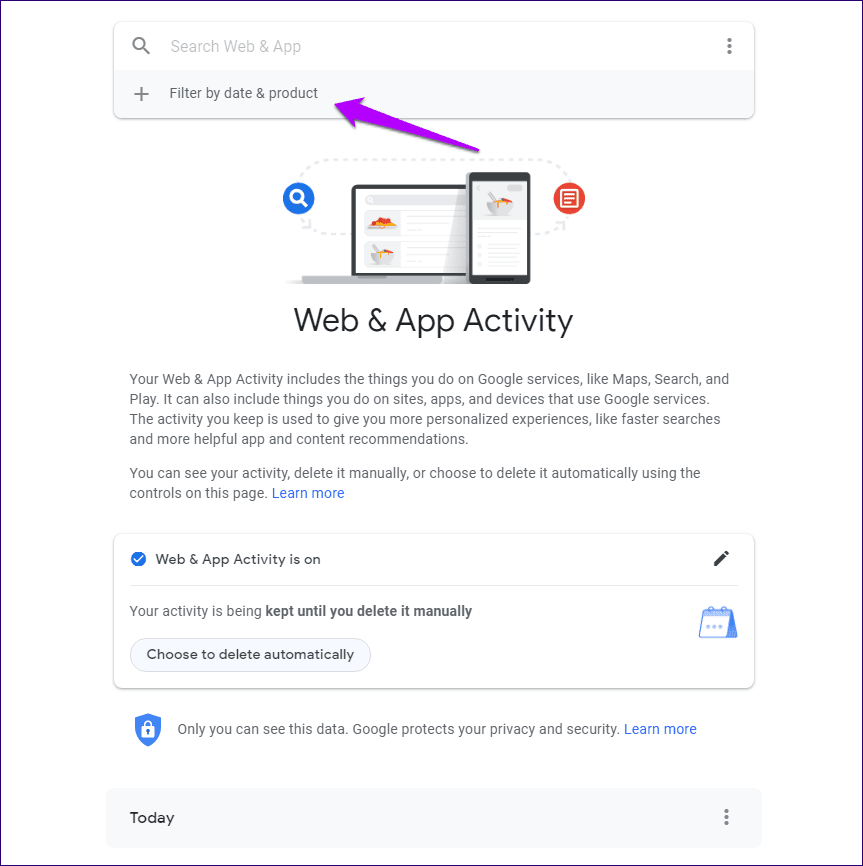 Данные учетной записи Google удаляются вручную автоматически 4