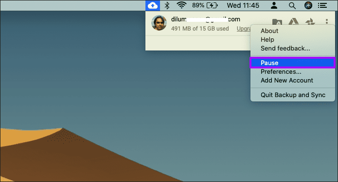Mac Google Drive не синхронизирует исправления 1