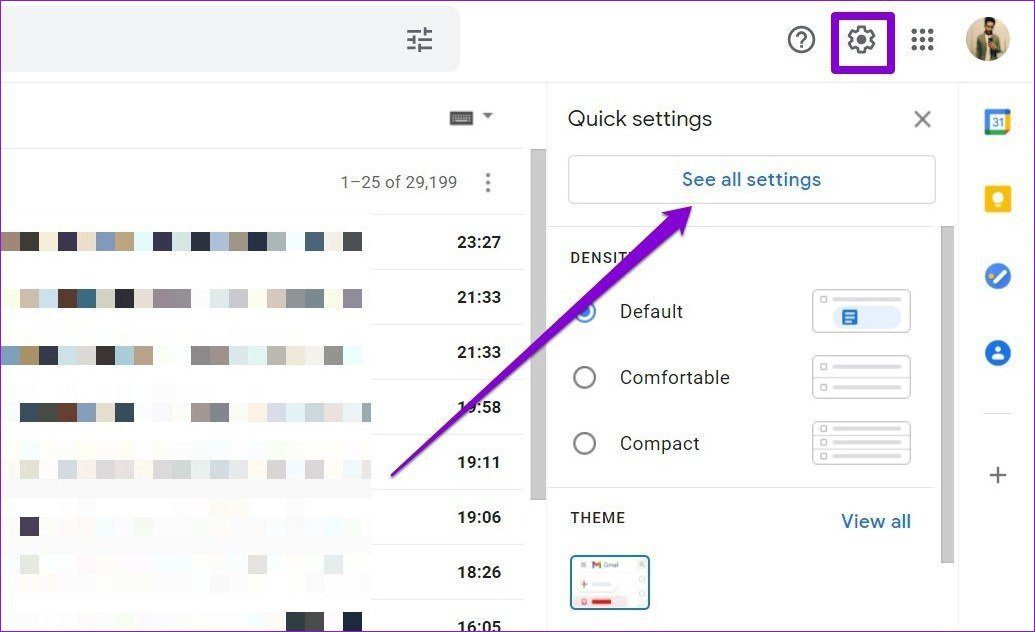 Настройки Gmail
