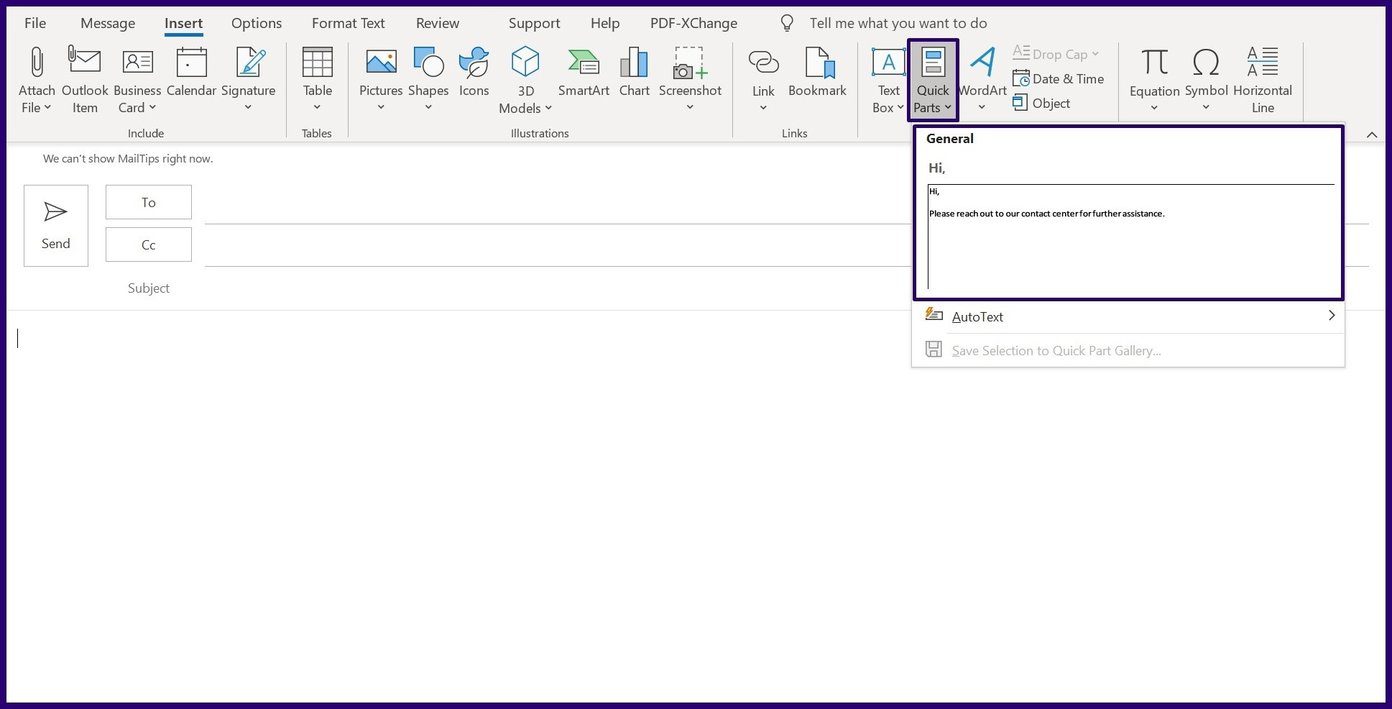 Создайте шаблон электронной почты в Microsoft Outlook, шаг 13