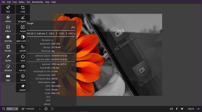 Фоторедакторы, такие как Picsart для ПК с Windows 1