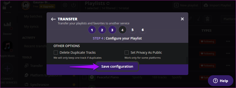 Перенос плейлистов из Deezer в Apple Music 7