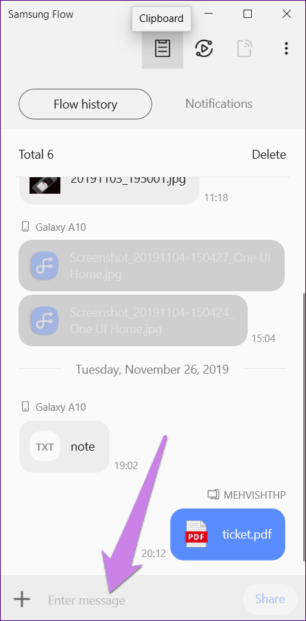 Приложение Microsoft Your Phone против Samsung Flow 18