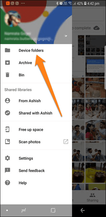 Удалить фотографии WhatsApp из Google Фото 12