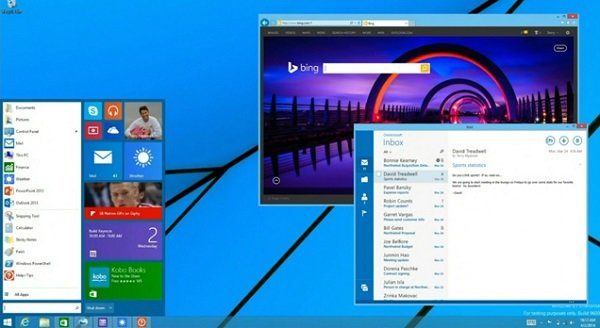 Стартовое меню Windows 8