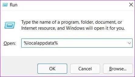 Локальная папка данных Windows 11