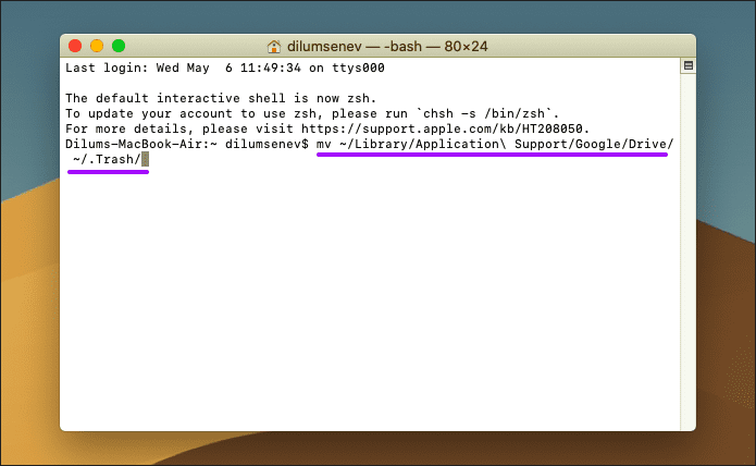 Mac Google Drive не будет синхронизировать ремонт 9