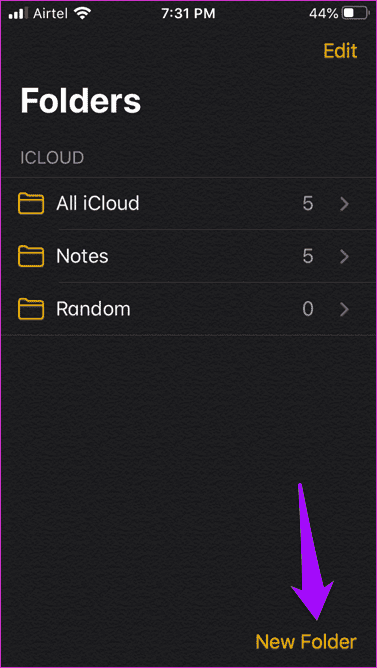 Ноутбук Zoho против Apple Notes 14