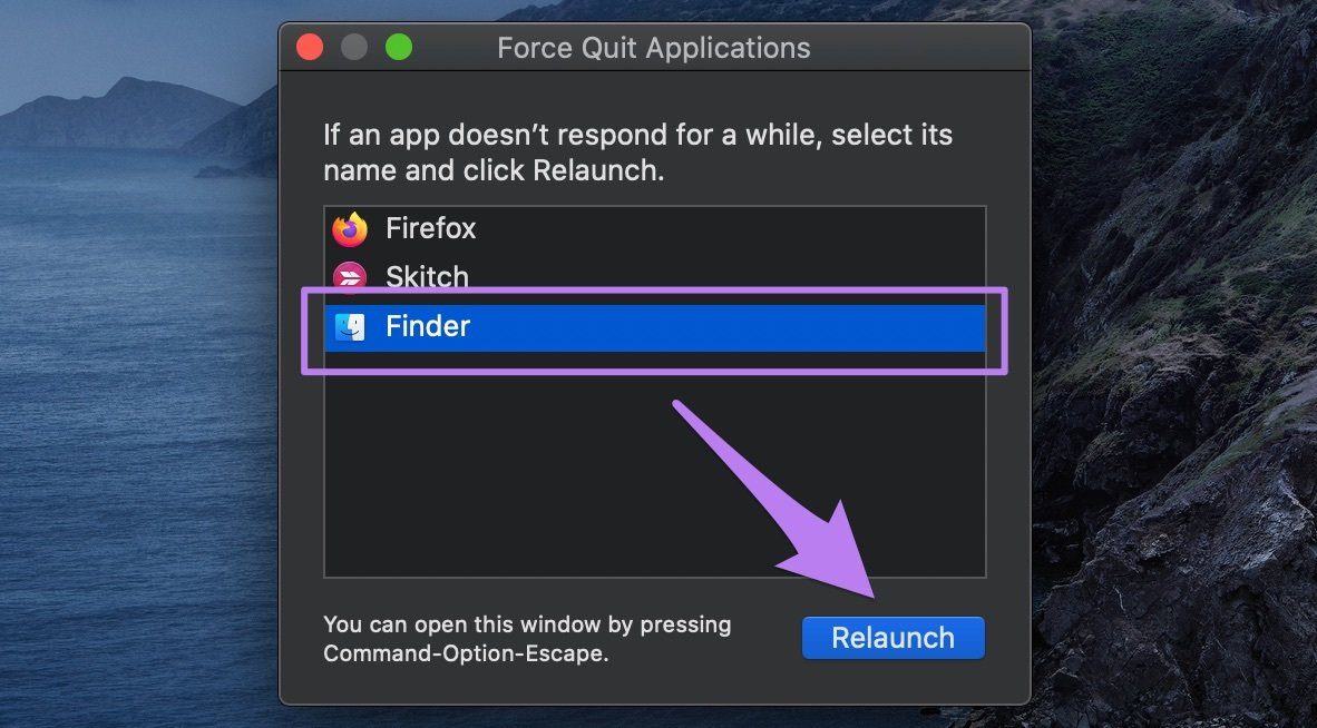 Исправление отсутствующих значков на рабочем столе Mac, которые не отображались 02