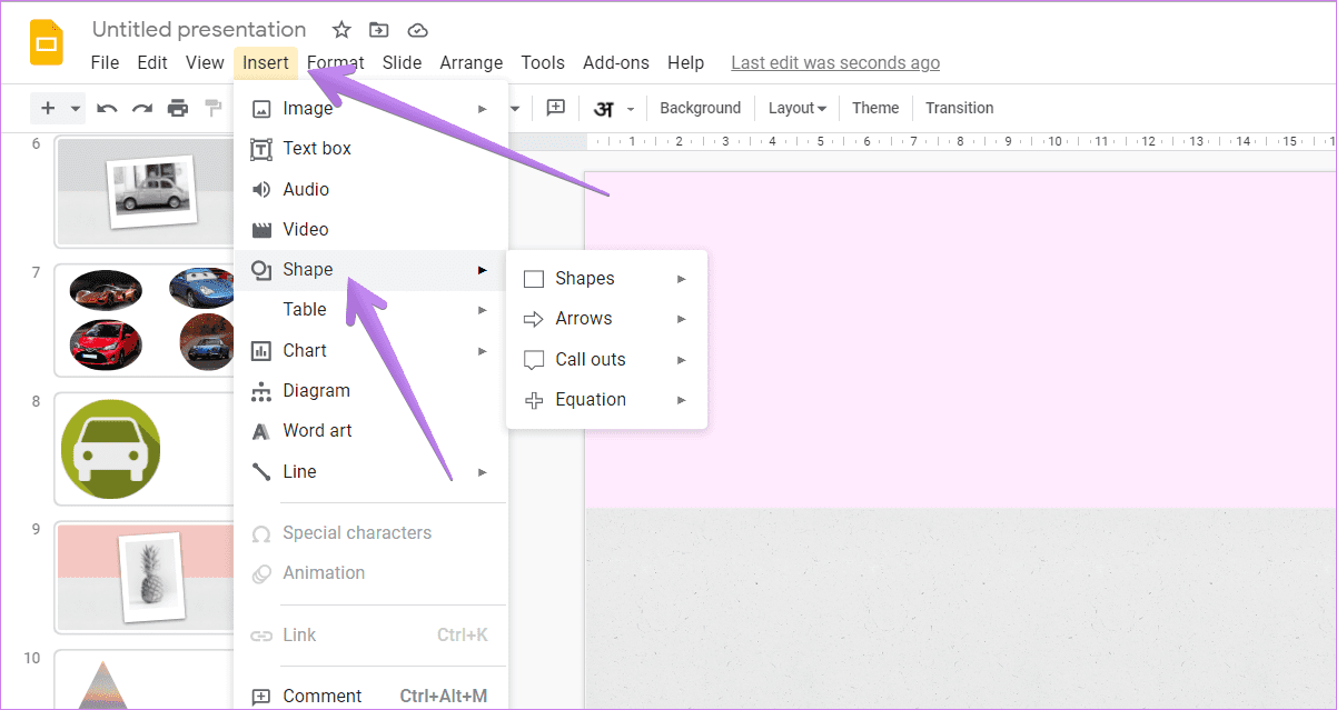 Советы по редактированию изображений в Google Slides 11
