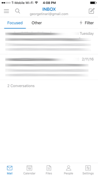 Альтернативные функции почтового ящика Outlook Spark 2 Копировать