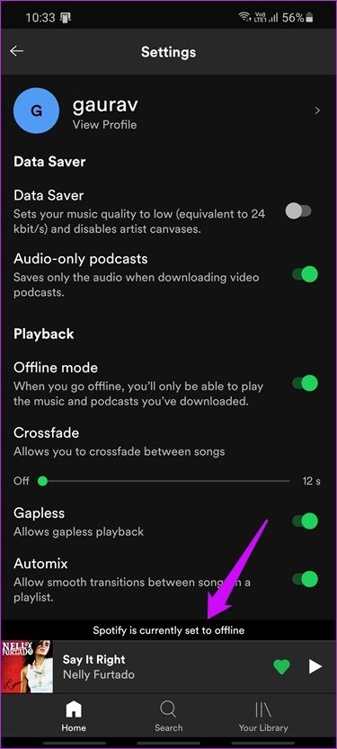 Слушайте Spotify Offline на мобильных устройствах и Windows 5