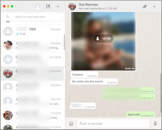 Whats App для Mac Главная