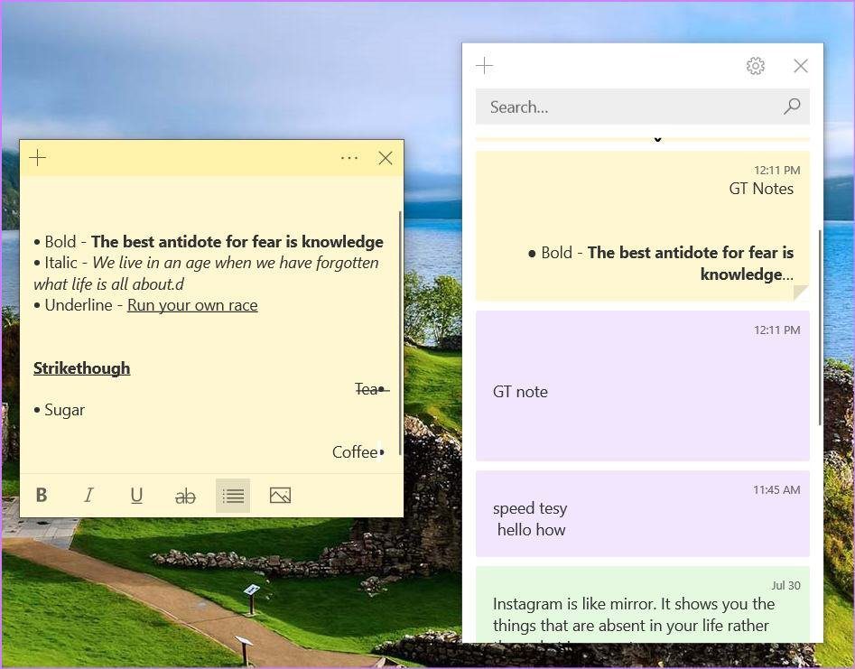 Липкие заметки против Google Keep 12
