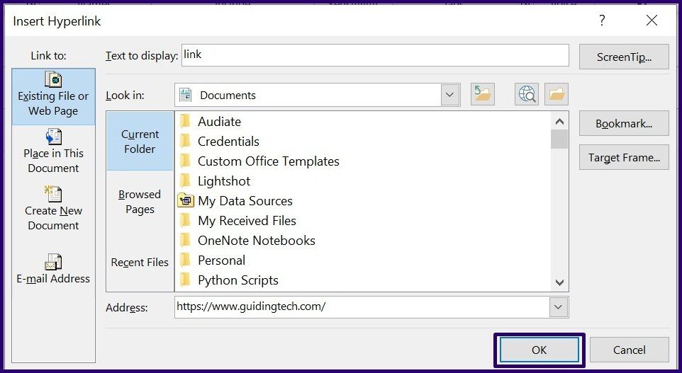 Как добавить и удалить гиперссылку в Microsoft Outlook шаг 8