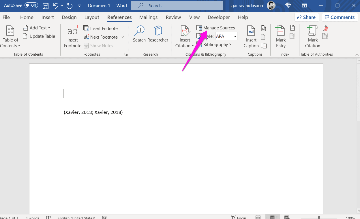 Как добавить цитаты и библиографию в Microsoft Word 6