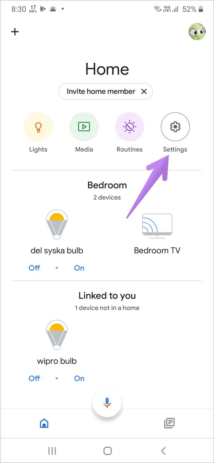 Google Home удалить связанную учетную запись 8
