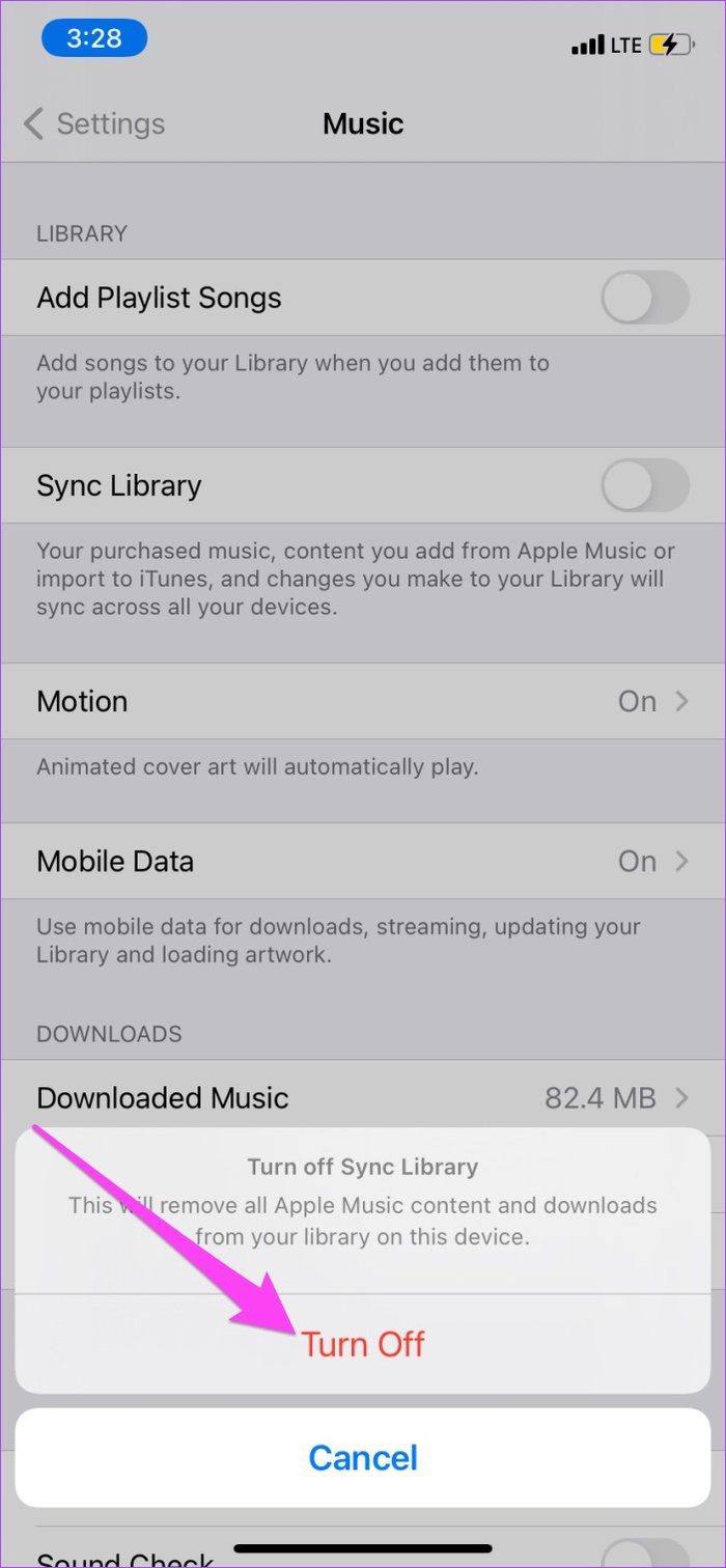 Исправить Apple Music Mac, не синхронизирующий iphone 09