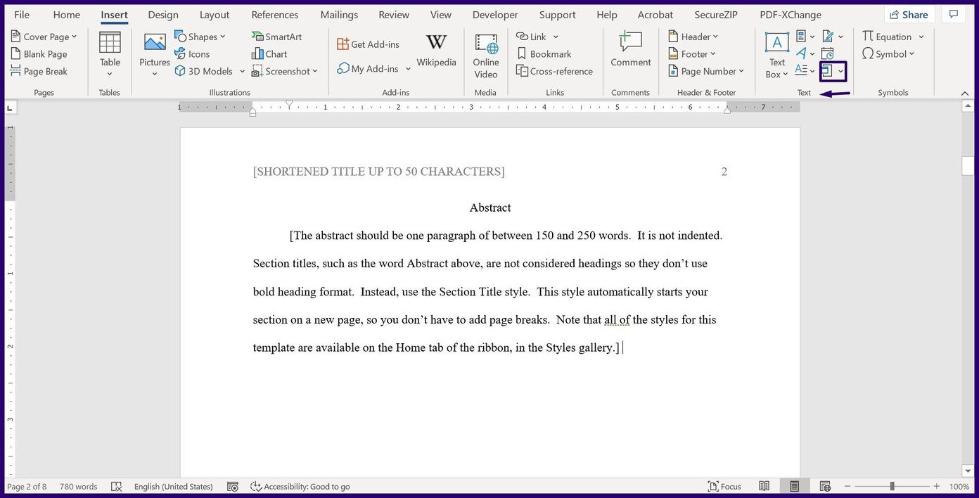 Как объединить документы Microsoft Word, шаг 4