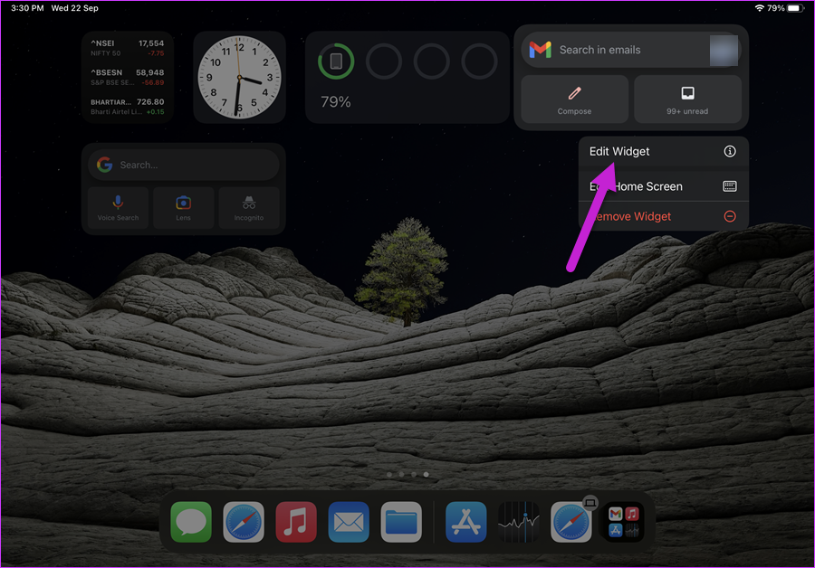 Как настроить виджеты на i Pad OS 6