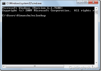 Nslookupcommand1