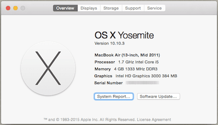 Информация о Mac