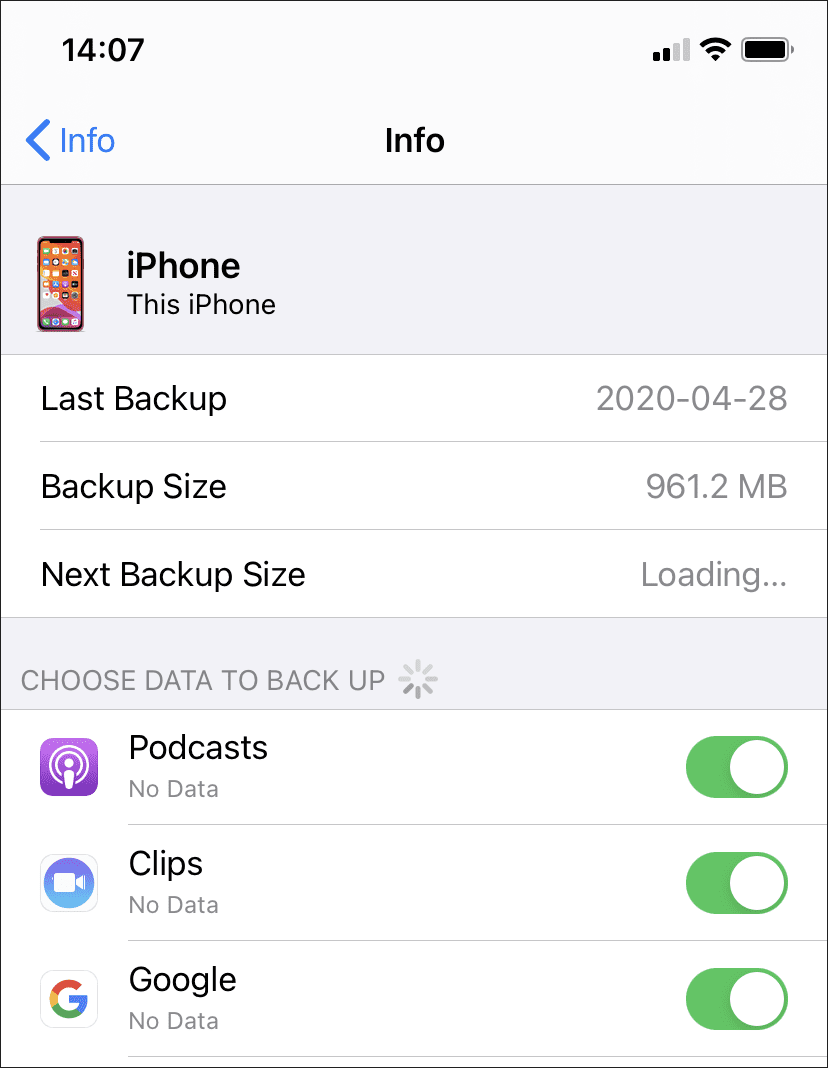 IPhone Mac iCloud Storage 2
