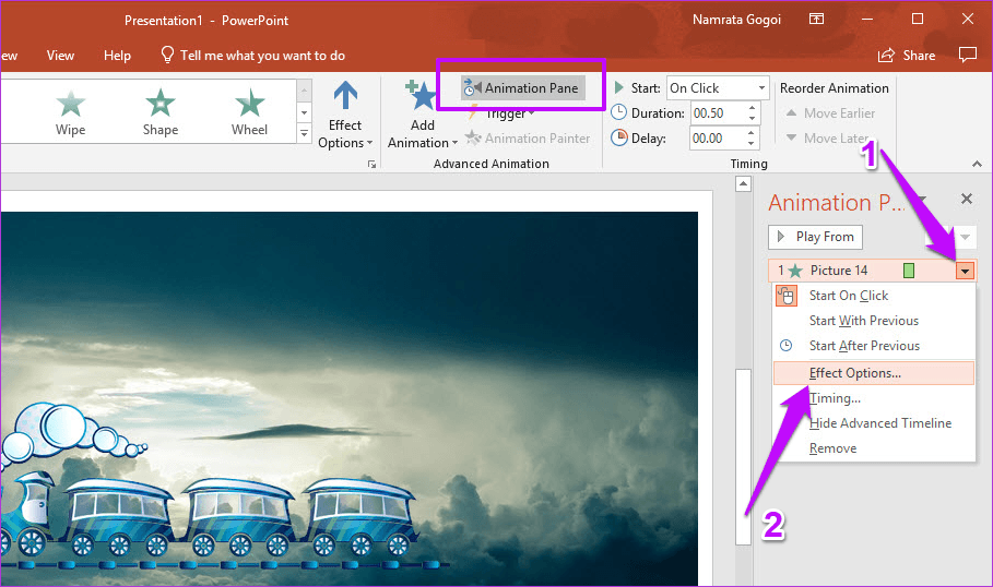 Использование анимации в Power Point Полное руководство 5