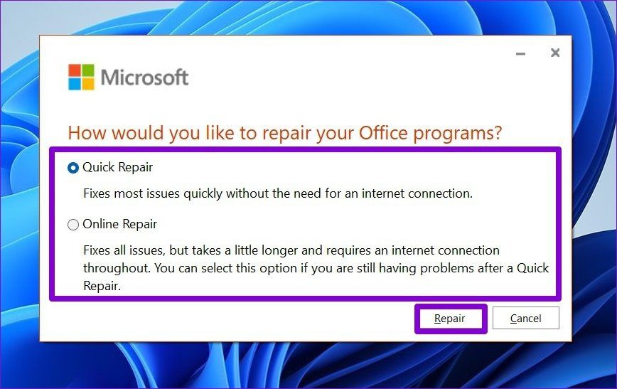 Восстановление MS Outlook