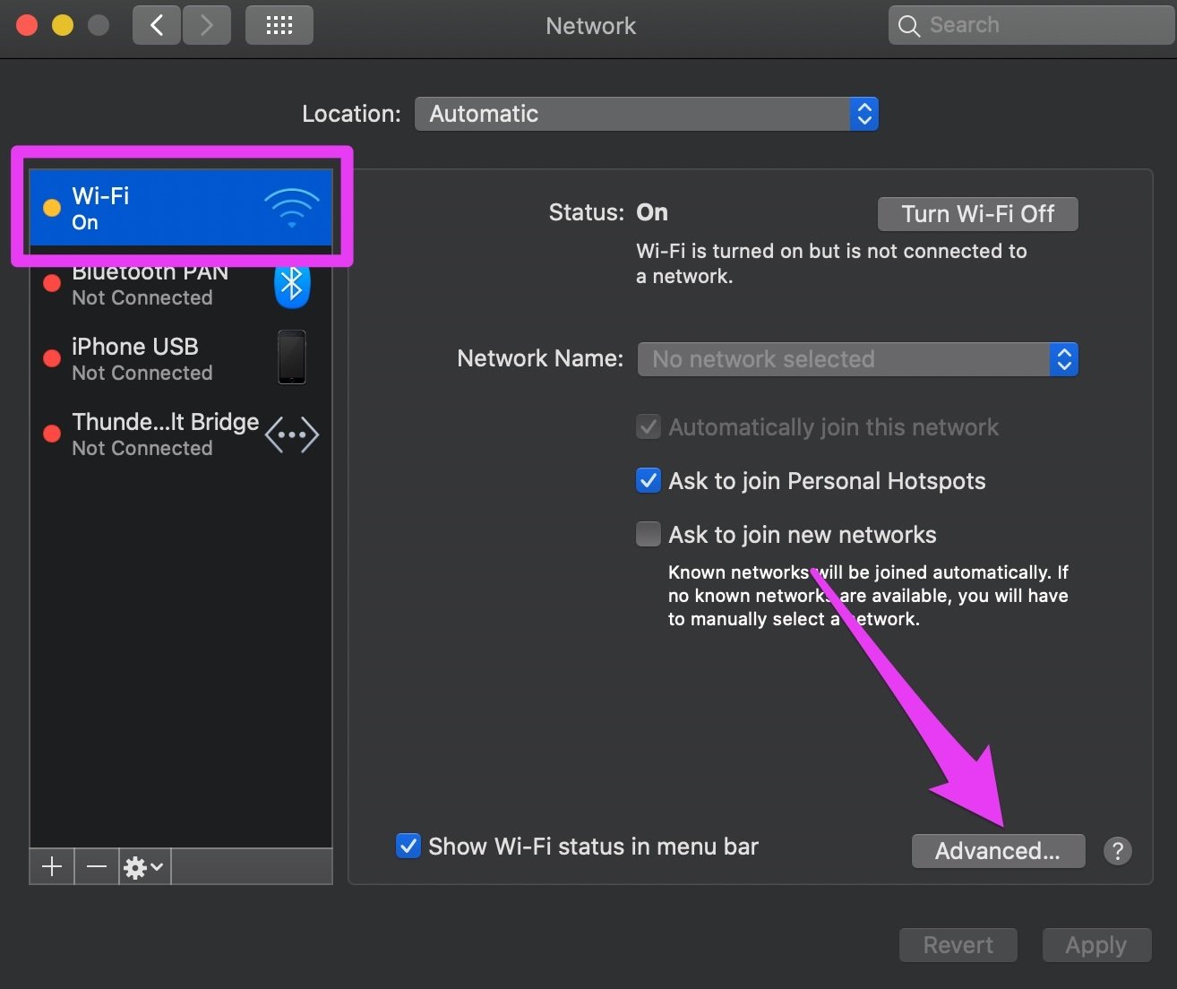 Fix Mac Wi-Fi продолжает отключаться 07